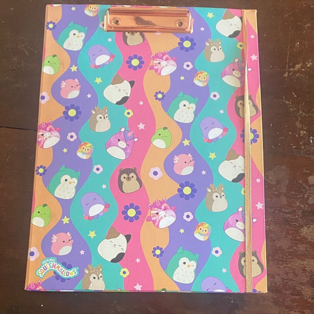 Squishmallows Multicolor Small Pets Clipboard